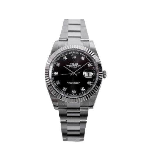 ROLEX Datejust Diamond Silver